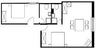 Grundriss Appartement 1